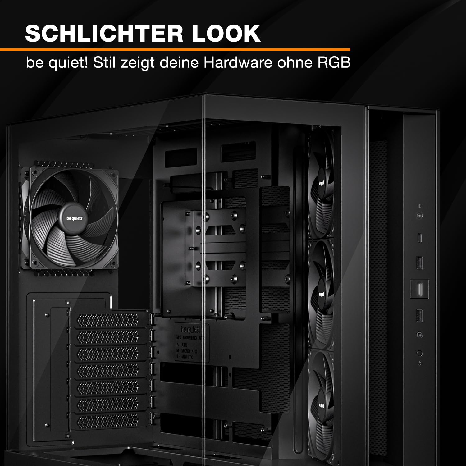 be quiet! Light Base 500 Black PC-Gehäuse